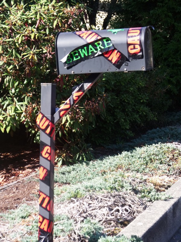 Halloween mailbox