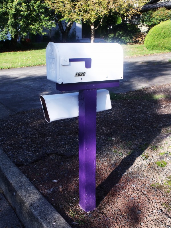 Hip mail box- kinda reminds me of the 80's