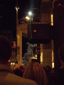 The tree after it was lit